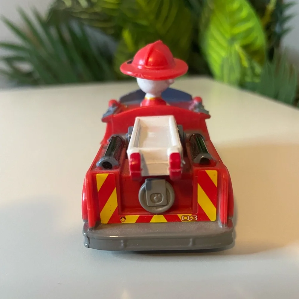 🔥 Paw Patrol Marshall - Firetruck Toy- Red Fire Rescue Vehicle Kids Trucks